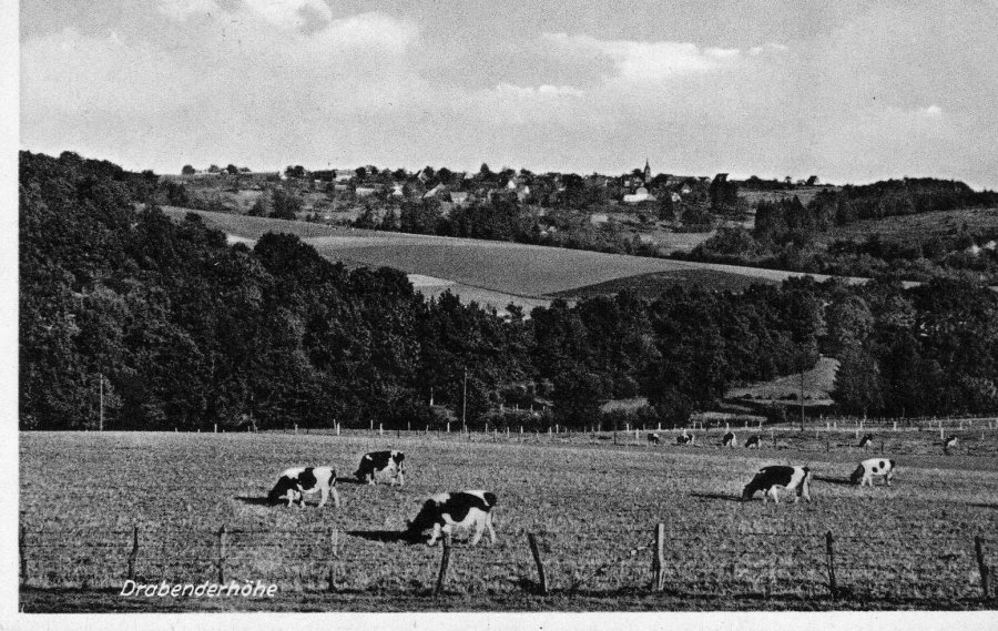 Drabenderhöhe von Obermiebach aus gesehen - 1940