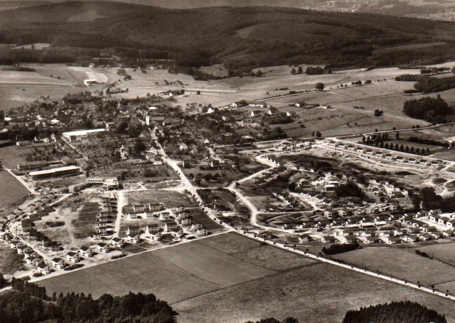 Drabenderhöhe Luftbildaufnahme 1965
