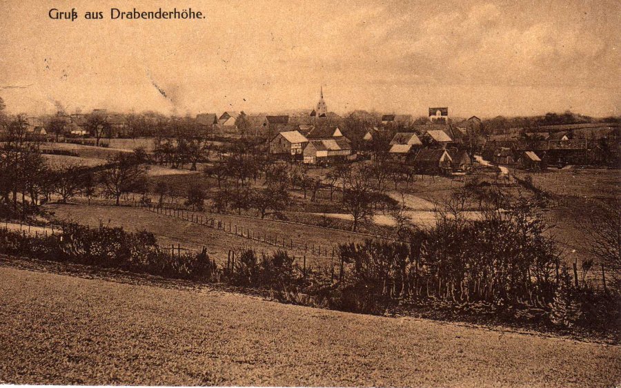 Ausblick vom Löher Kopf auf Scheidt 1919