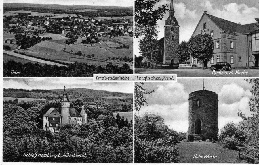 Drabenderhöhe - Postkarte von 1938