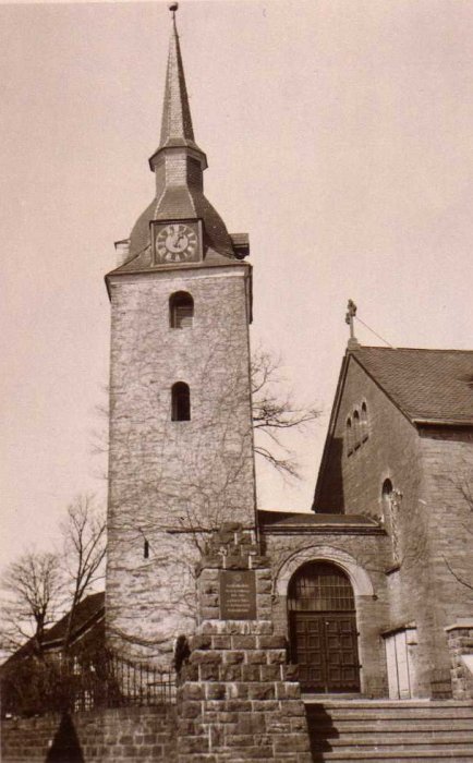 Drabenderhöhe - Kirche in den 1930er Jahren