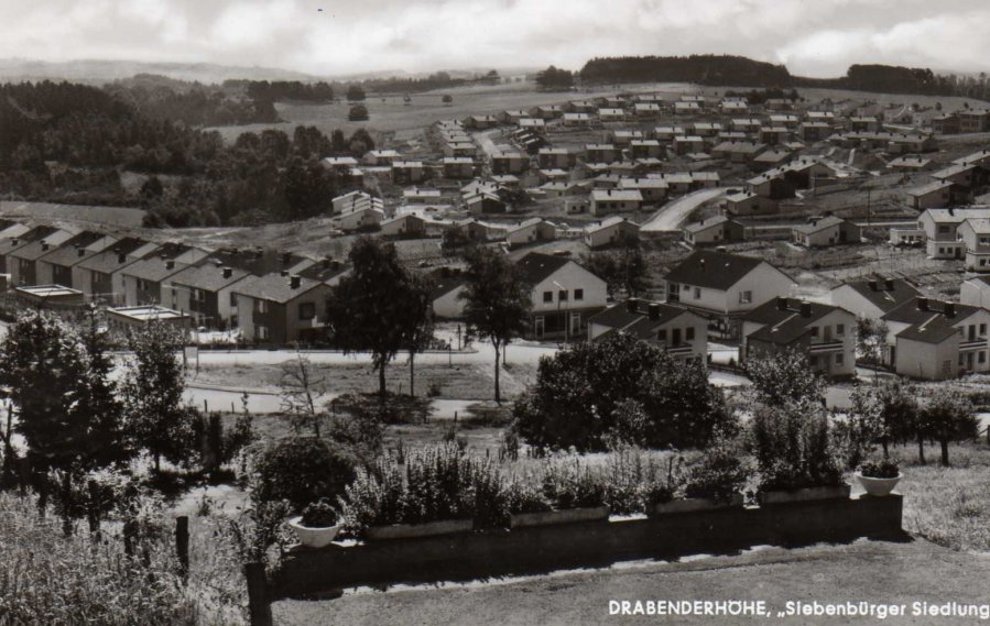 Siedlung - Ende 1960er Jahre