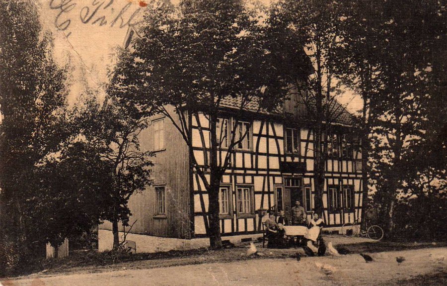 Brächen - Gasthof Stölting, damals noch Gastwirtschaft Albrecht Baum - 1913