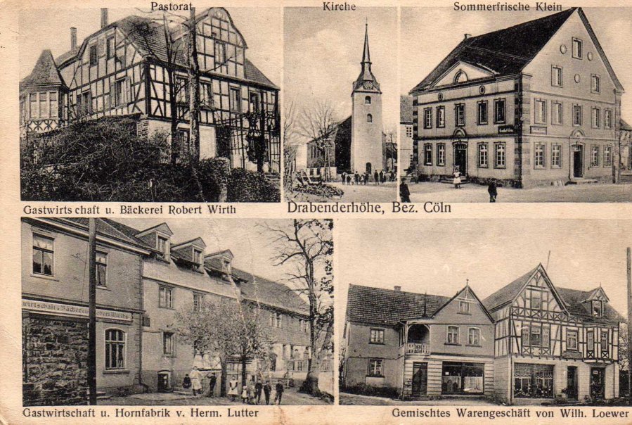 Drabenderhöhe - Postkarte von 1913