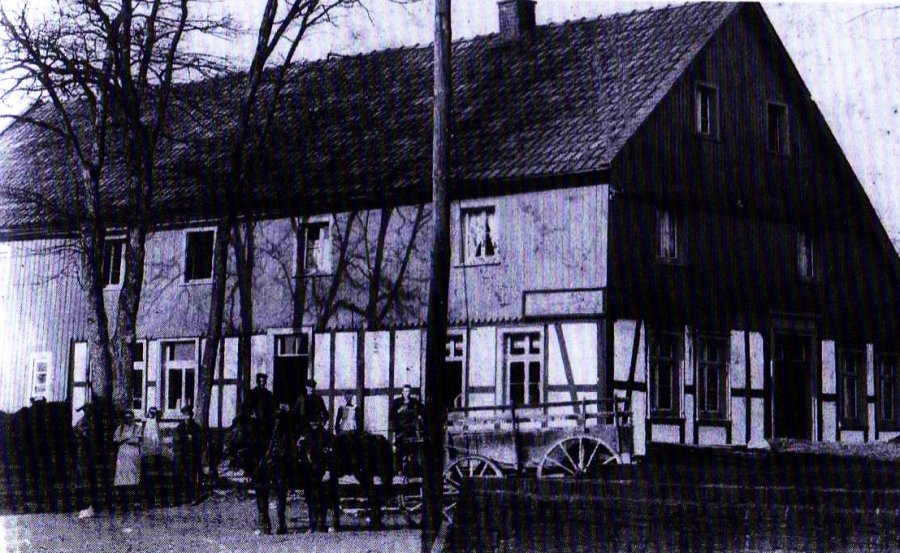 Gasthof Ewald Kalscheuer vor 1914, heute Teufelsküche