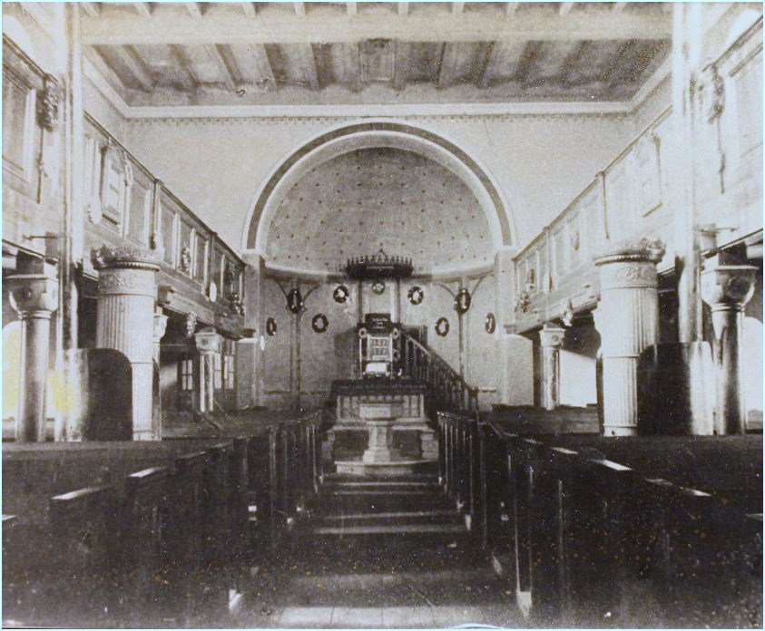 Drabenderhöher Kirche Innenansicht zwischen 1878 und 1886