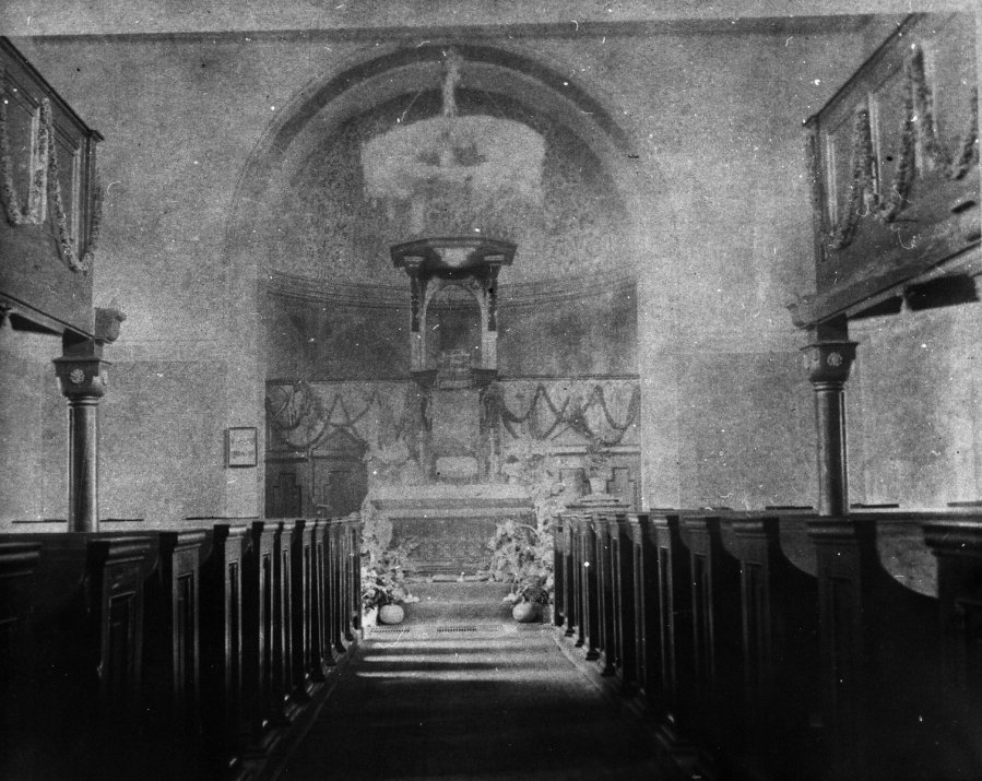 Kirche Innenansicht um 1910